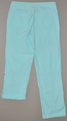 GAP Women's seafoam blue flat front pants / capri&acirc;��s 4 reg