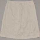 GAP Women's beige a line button up knee length khaki skirt 12 reg