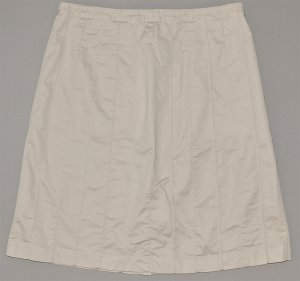 GAP Women's beige a line button up knee length khaki skirt 12 reg