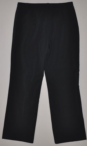 DAILIA COLLECTION Women's flat front stretch boot cut dress pants 10 petite