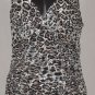 EXPRESS Women's stretch lined cheetah print tank top SMALL