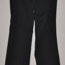BODY BY VICTORIA Women's black flat front stretch boot cut dress pants 2 reg