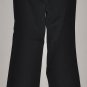 BODY BY VICTORIA Women's black flat front stretch boot cut dress pants 2 reg