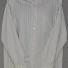 CLAIBORNE Men's l/s pinstripe dress shirt Size: LARGE