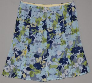 OLD NAVY Junior's lined floral printed flare skirt 1