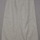 TALBOTS Womens long beige A-line skirt with back slit 8