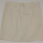 MODA Women's beige above knee length straight skirt 4 reg