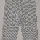 LIZ CLAIBORNE Women's stretch black & white checkered capri’s with slit cuffs 6