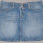 BKE Women's above knee length straight jean skirt 30 REG