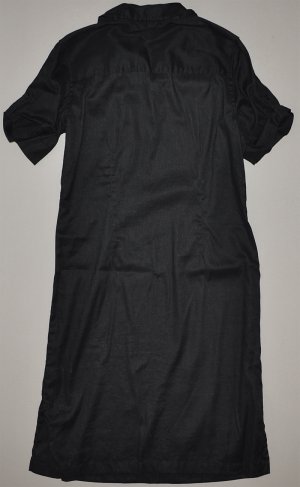 APOSTROPHE Women's stretch s/s Polo style linen dress with side slits 10 REG
