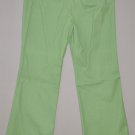 EXPRESS Women's green flat front editor fit dress pants 12 reg