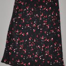 EXPRESS Women's floral a line below knee dress skirt 9/10 reg