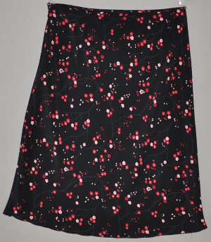 EXPRESS Women's floral a line below knee dress skirt 9/10 reg
