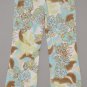 EXPRESS Women's flat front stretch floral print editor fit dress pants 4 reg