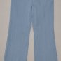 EXPRESS Women's blue flat front editor fit dress pants 2 reg