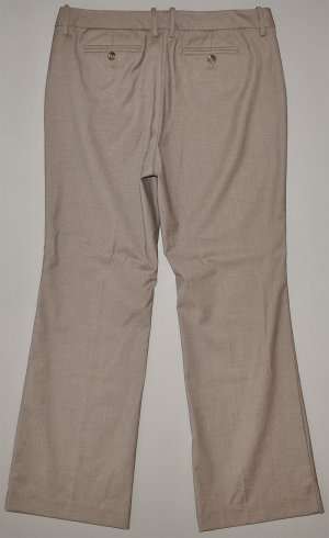 GAP Women's brown flat front stretch favorite dress trouser pants 10 reg