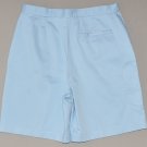 LIZ CLAIBORNE GOLF Women's light blue stretch flat front golf shorts 10