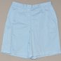 LIZ CLAIBORNE GOLF Women's light blue stretch flat front golf shorts 10