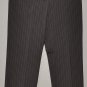 THE LIMITED Women's stretch tapered leg cuffed pinstripe cropped dress pants 8