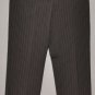 THE LIMITED Women's stretch tapered leg cuffed pinstripe cropped dress pants 8