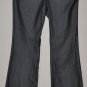 EXPRESS Women's black flat front stretch pinstripe stylist fit dress pants 6 reg
