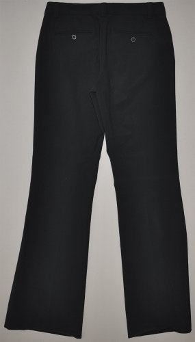 EXPRESS Women's black flat front stretch editor fit dress pants 4 reg