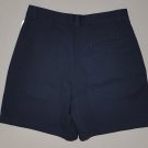 DOCKERS Women's pleated navy shorts 6 NWT