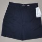 DOCKERS Women's pleated navy shorts 6 NWT