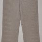 LEE Women's brown stretch striped natural straight leg dress pants 10 medium