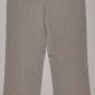 LEE Women's brown stretch striped natural straight leg dress pants 10 medium
