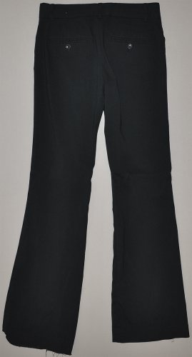 EXPRESS Women's black flat front editor fit dress pants 0 reg