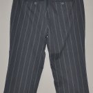 NEW YORK & COMPANY Women's flat front stretch striped cuffed dress capri’s 12