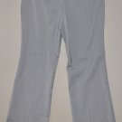 GAP Women's gray flat front stretch checkered favorite dress trouser pants 10
