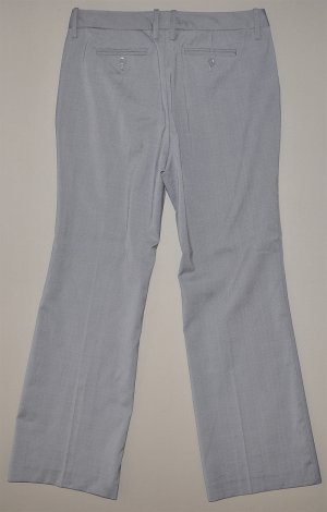 GAP Women's gray flat front stretch checkered favorite dress trouser pants 10