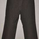 LIZ CLAIBORNE Women's flat front stretch striped Sloane fit dress pants 16 reg
