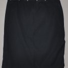 TOMMY JEANS Junior's black straight skirt with Velcro slits 7