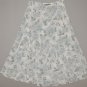 EXPRESS Women's layered long floral print dress skirt MEDIUM
