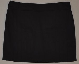 EXPRESS Women's stretch straight pleated dress skirt 8