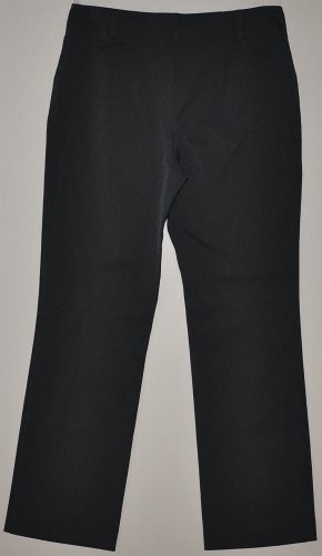 EXPRESS Women's black stretch flat front boot cut dress pants 5/6