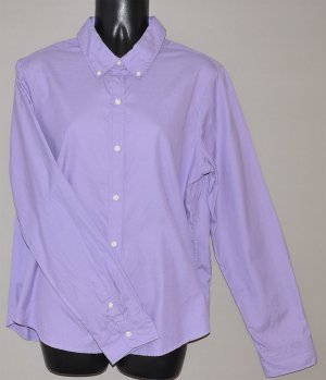 AMERICAN EAGLE Women's purple l/s button up shirt LARGE