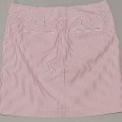 ANN TAYLOR LOFT Women's flat front striped skirt 4 petite