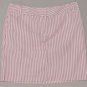 ANN TAYLOR LOFT Women's flat front striped skirt 4 petite