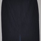 RALPH LAUREN Women's vintage lined pinstriped knee length wool pencil skirt 6