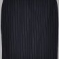 RALPH LAUREN Women's vintage lined pinstriped knee length wool pencil skirt 6