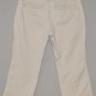 EXPRESS Women's beige flat front stretch Capri’s 10 REG