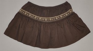 OLD NAVY Women's elastic waist ruffled a line skirt XS