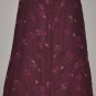 EDDIE BAUER Women's Long floral a line dress skirt 8