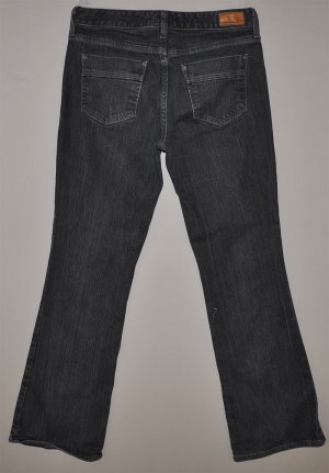 EDDIE BAUER Womens black stretch classic fit jeans 8