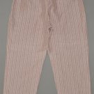 ANN TAYLOR Women's lined striped linen capri’s 6
