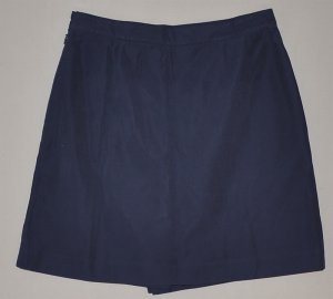 IZOD Women's navy blue a line skort with front slit 8